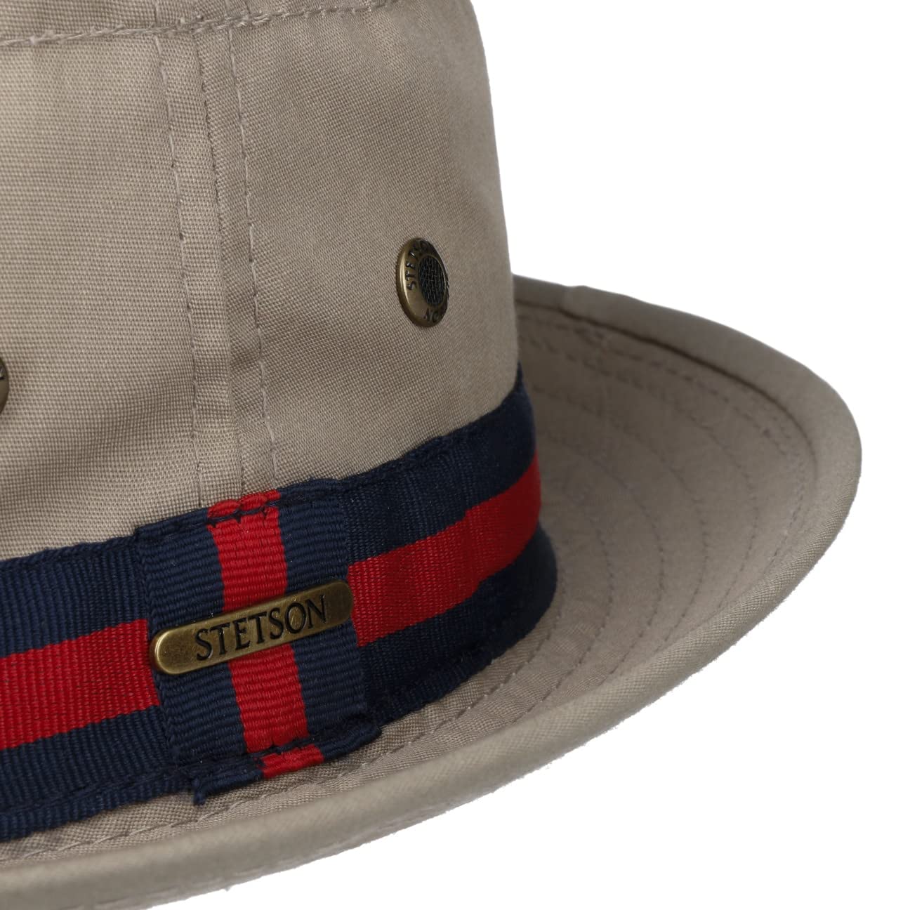 Stetson Classic Band Cappello Pork Pie Fascia Multicolore Protezione UV Uomo Primavera Estate