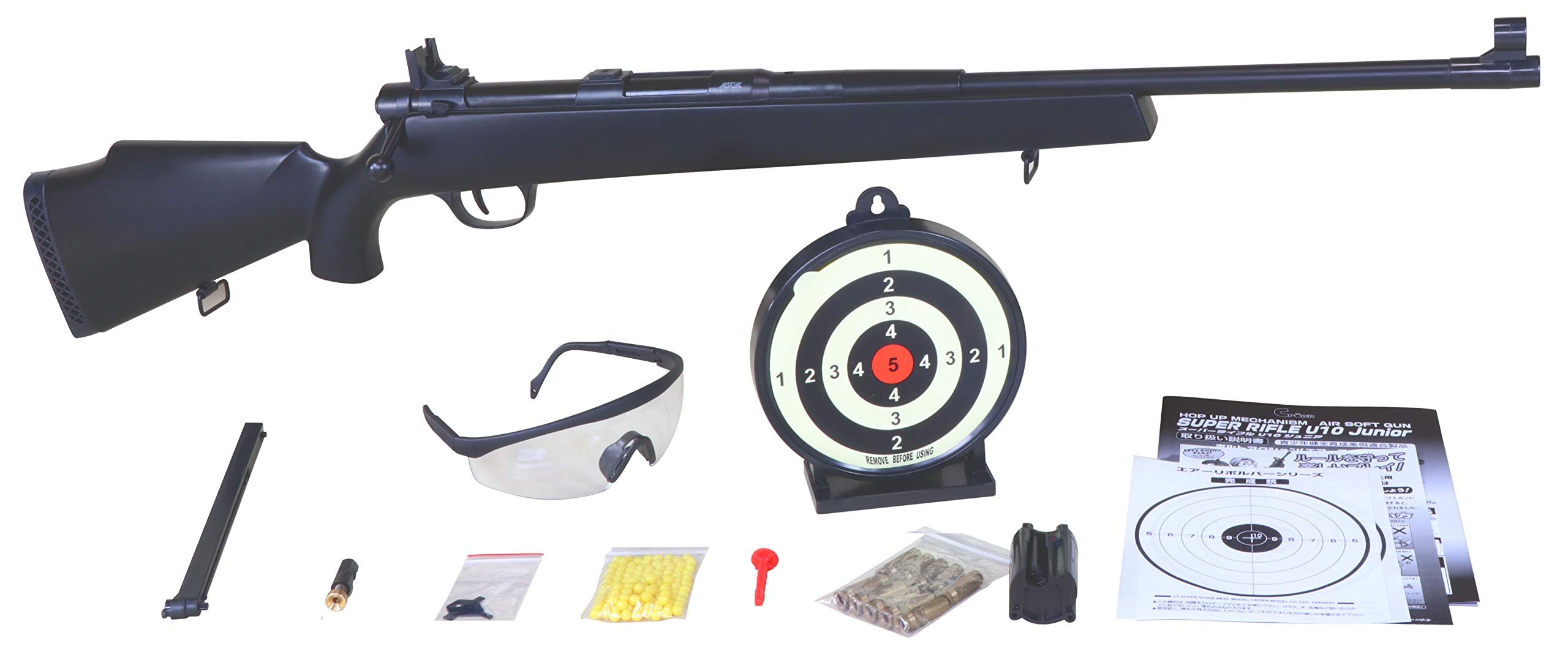 Amazon | クラウンモデル U10ジュニア ライフル 精密射撃セット 10歳 