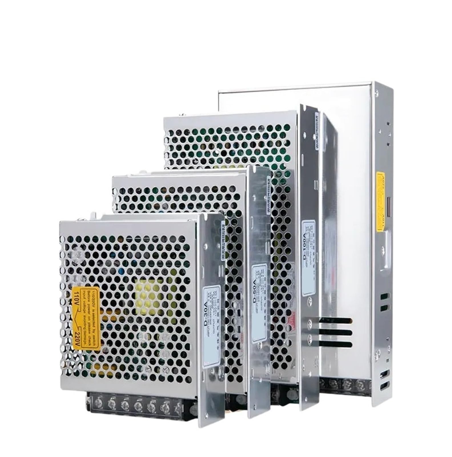 Alimentatore Switching CC A Doppia Uscita 30/50/75/100/120/350/500 W Alta stabilità | Trasformatore driver CA/CC 10 V -5 V 12 V -12 V 15 V -15 V 24 V -24 V(C(12V 24V),120W)