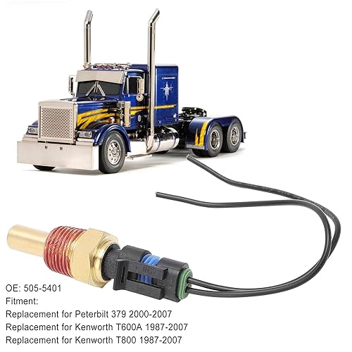 Miniatura 2 de Sensor de temperatura diferencial del aceite, reemplazo del sensor de temperatura del refrigerante 5055401 para sensor de combustible T600A T800