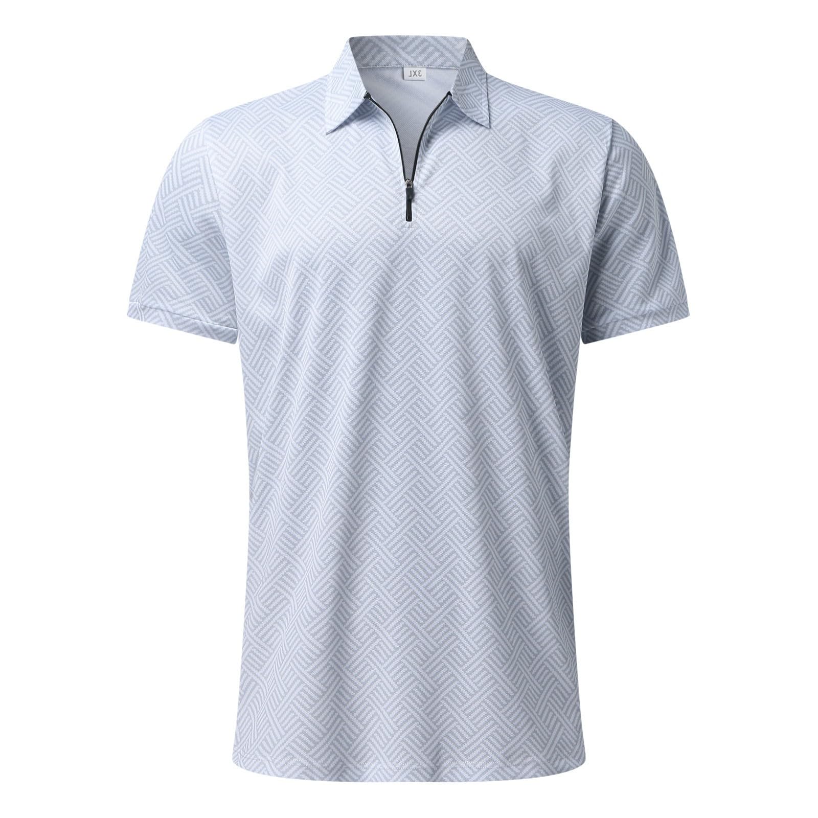 Genérico Chándal Deportivo para Hombre Cremallera Camiseta y Pantalones Cortos 2 Piezas Verano Conjunto S-6XL