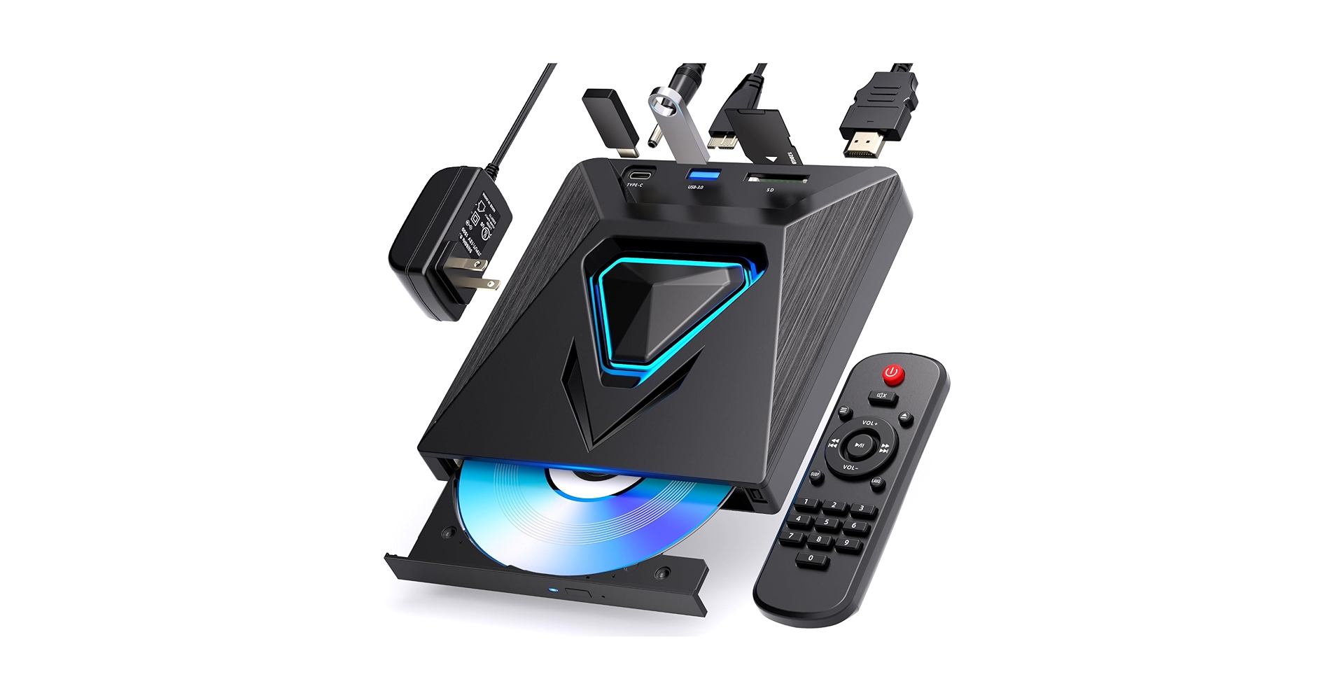 cocoaX55 53,54,56,57,58,60 DVD＆CD Amazon.com: 6-in-1 DVD Player for TV-External Mini CD/DVD