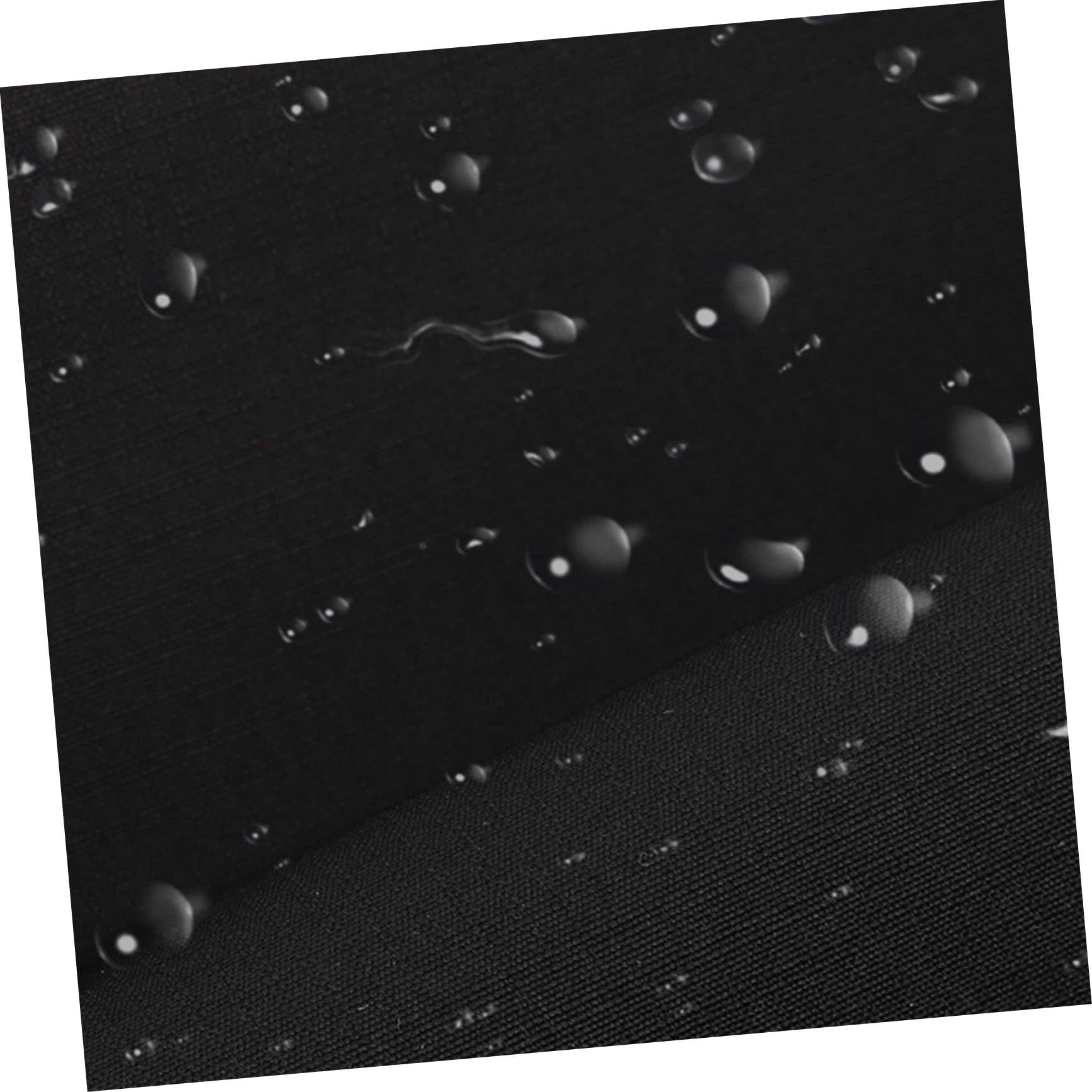 Copertura per Pneumatici di Scorta per Rimorchi e Camper Nero