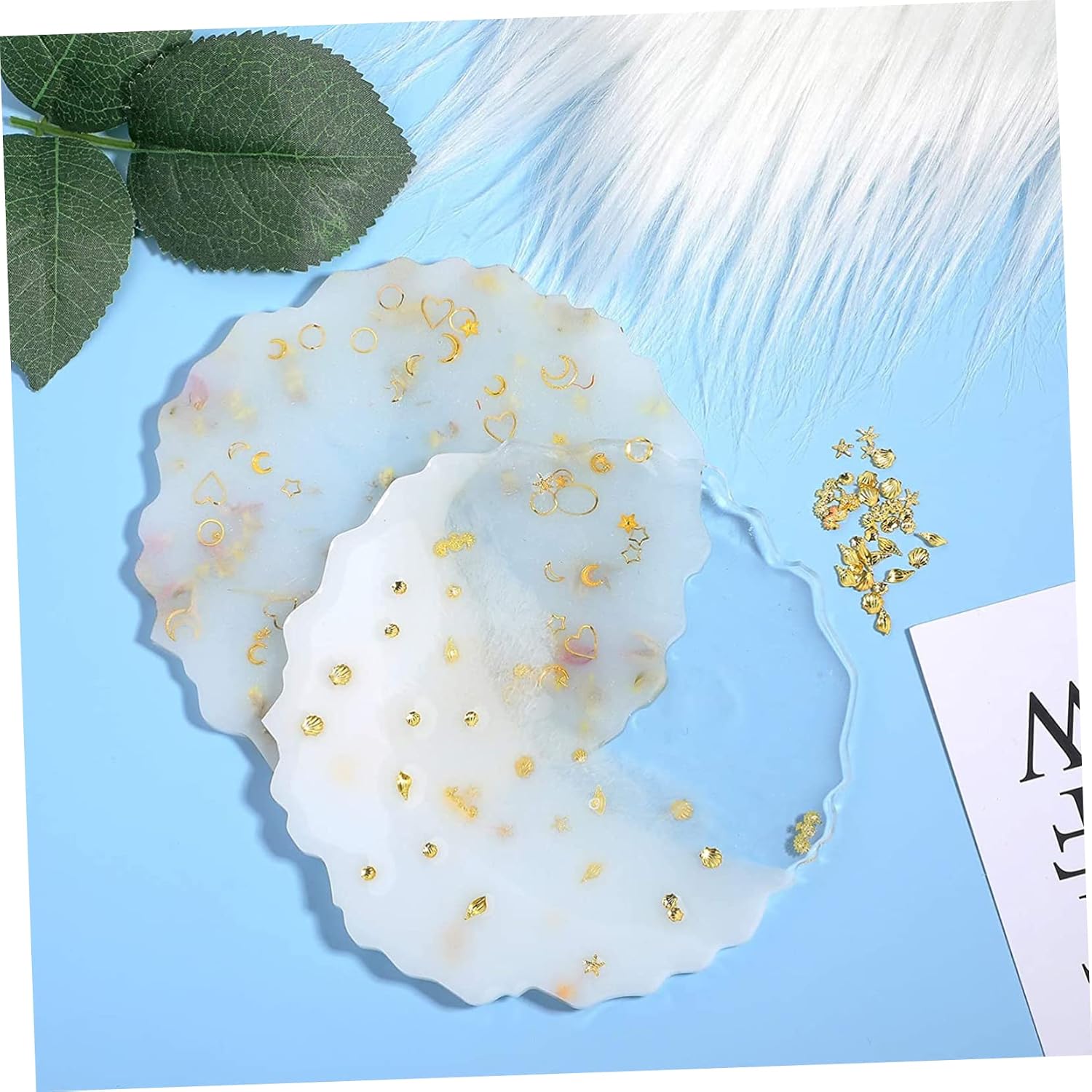EXCEART 6 Boxes Resin Filler Resin Fillers Pearl Nail Charms Nail Accessories Epoxy Fillers Nail Filler Bulk Epoxy Resin DIY Epoxy Filling Resin Charms Filling Resin Fillers Accessories