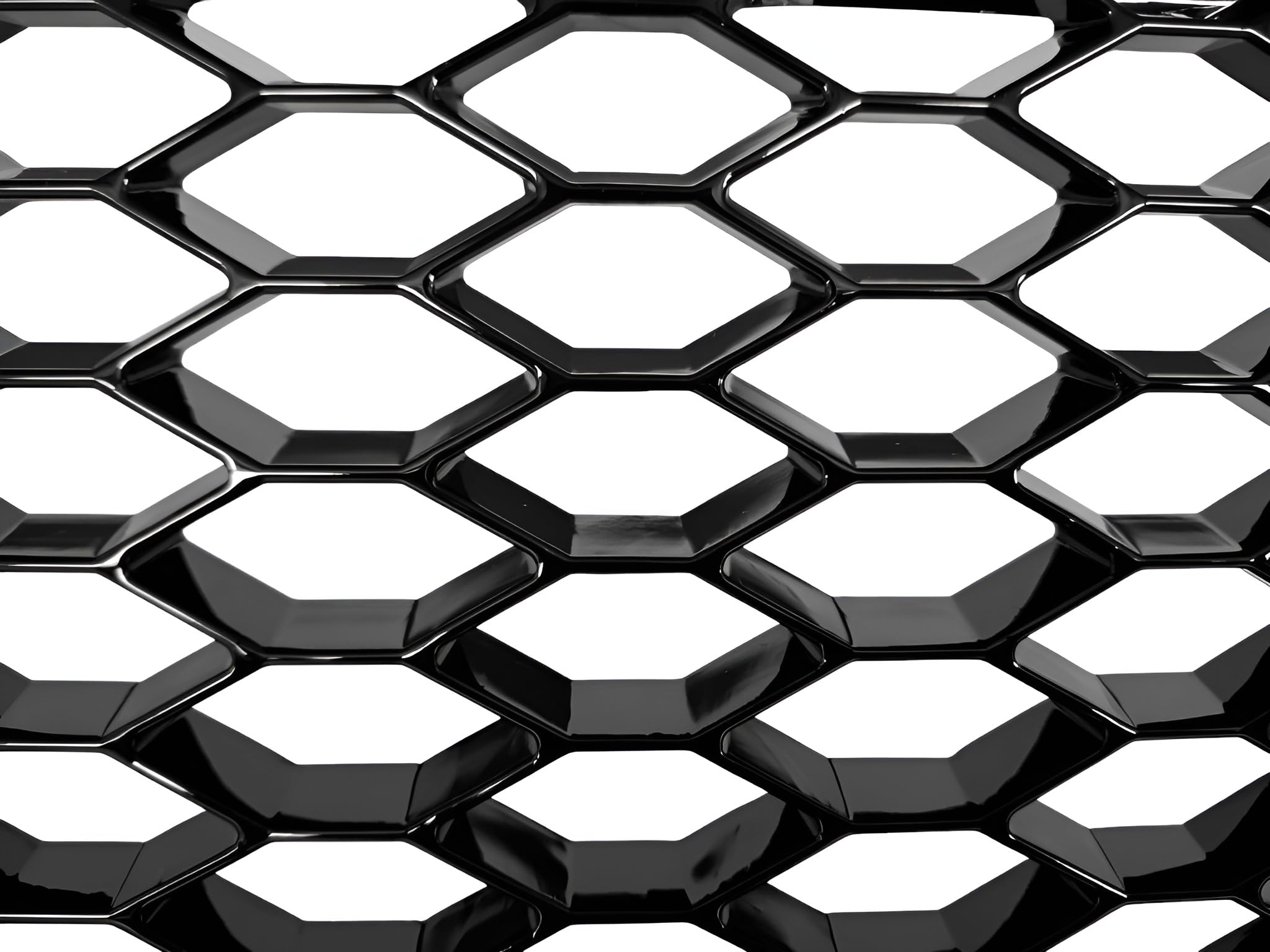 Griglia Anteriore Maschera Calandra Nido Ape Nero Lucido Compatibile con A4 B8 8K 07-12