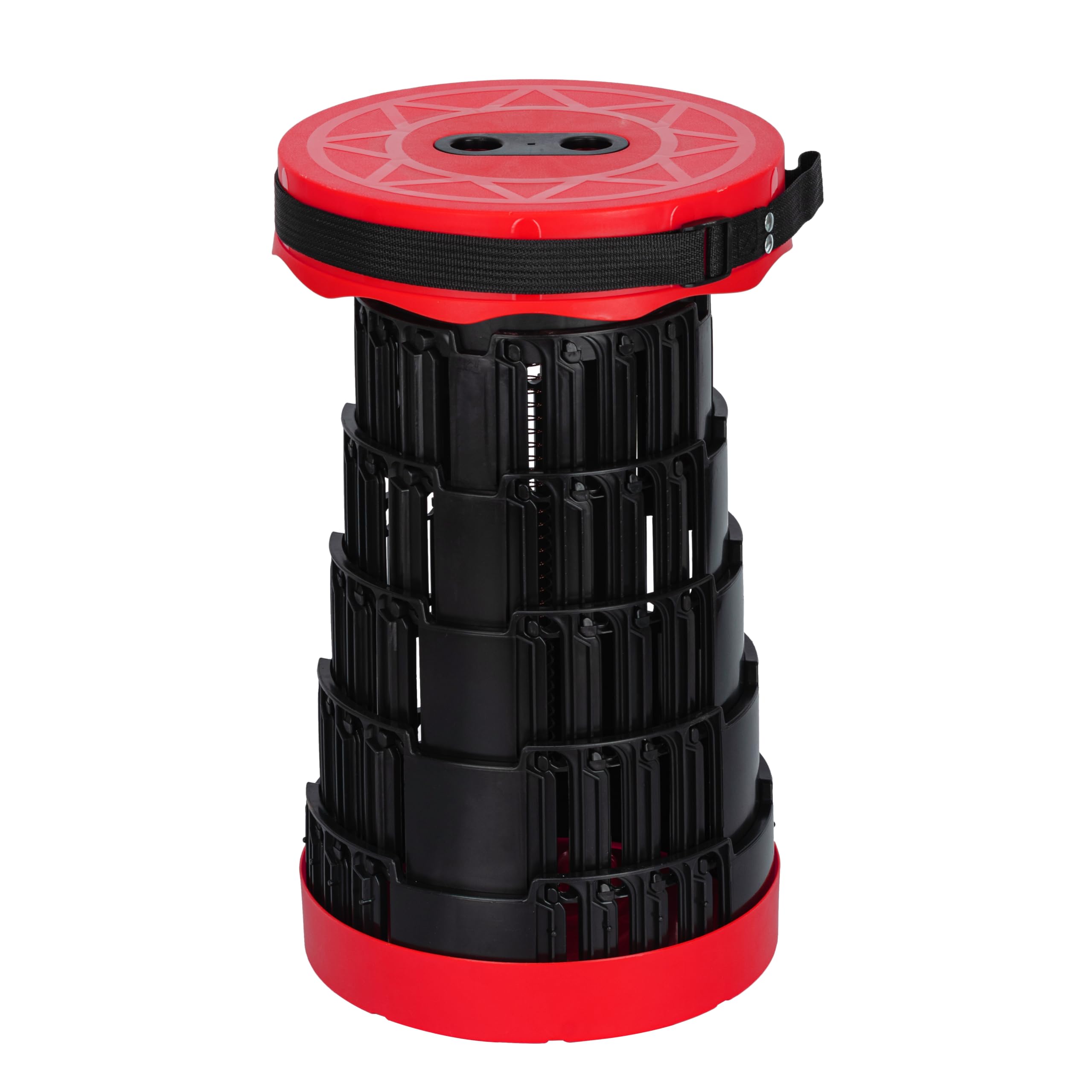 Blue Tick Outdoor Camping Portable Folding Stool, Table for Kids Adults Home, Office, Garden, Traveling, Heavy Quality Material (Redcolour) (Red)