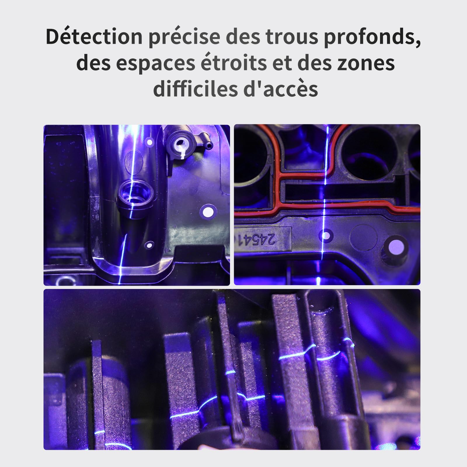 Creality Scanner 3D Sermoon S1, Précision Volumétrique de 0,02 mm, 90 Images par Seconde, 1 + 7 + 34 Lasers Bleus + NIR, Objets de 5 mm à 4 000 mm, Logiciel d'IA, CAO/Impression 3D