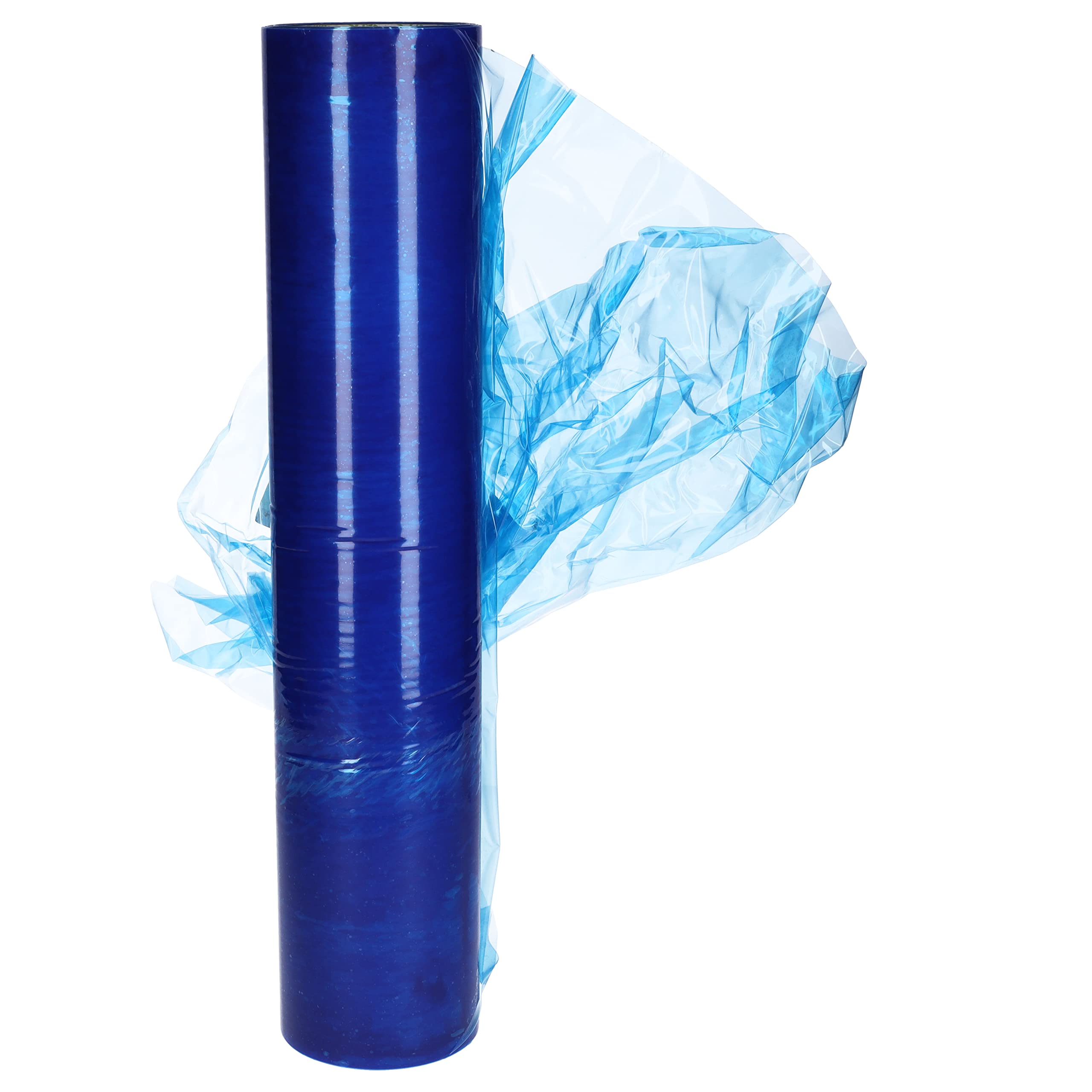ToolSpace Pellicola protettiva per vetri 50 cm x 75 m per finestre autoadesiva blu 45 my | Pellicola protettiva per superfici autoadesiva | Pellicola PE autoadesiva resistente ai raggi UV