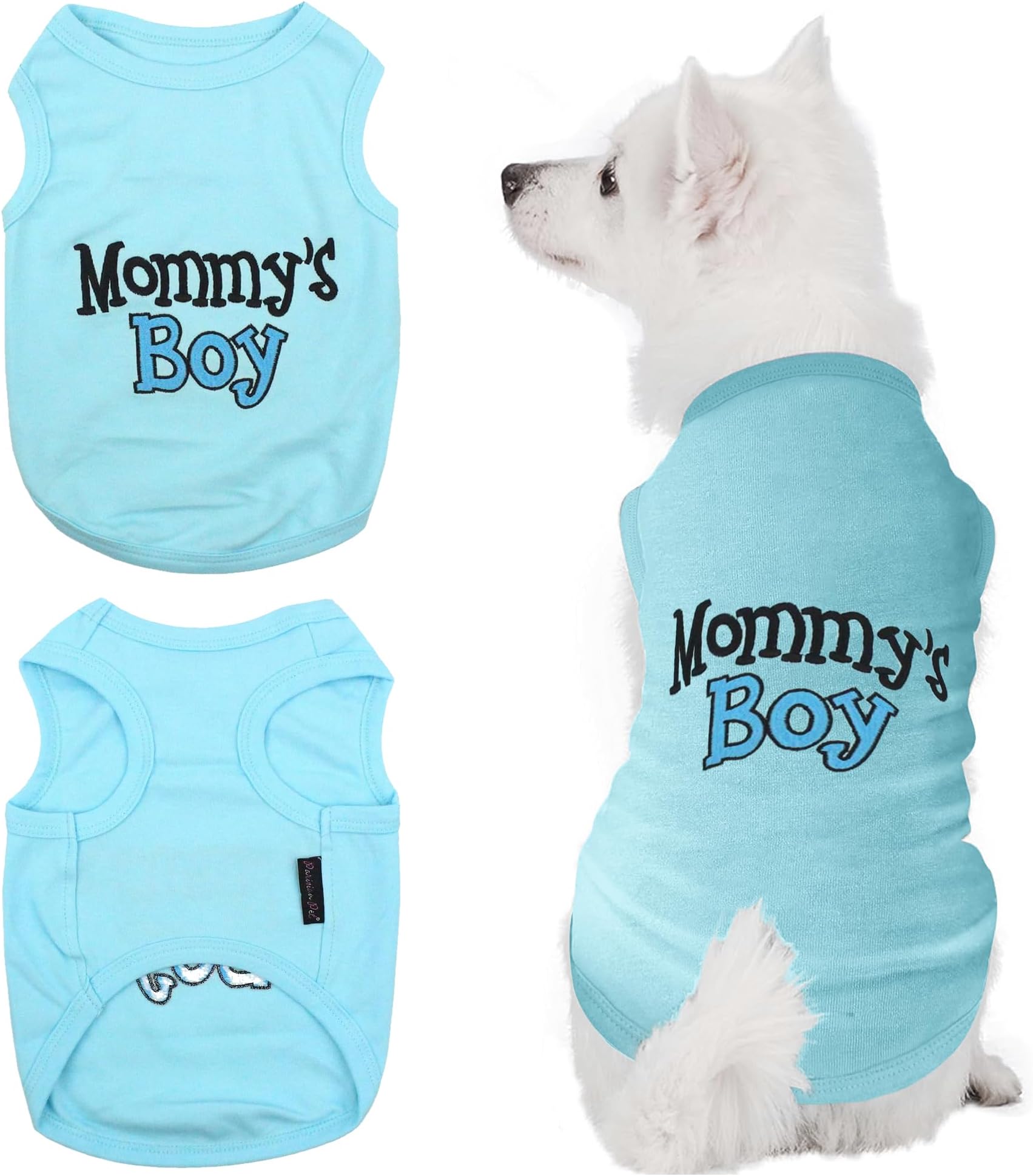 Parisian Pet Mommy's Boy T-Shirt, Medium