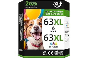 HP 63XL High Yield Tri-Color Original Ink Cartridge - True to Life Colors