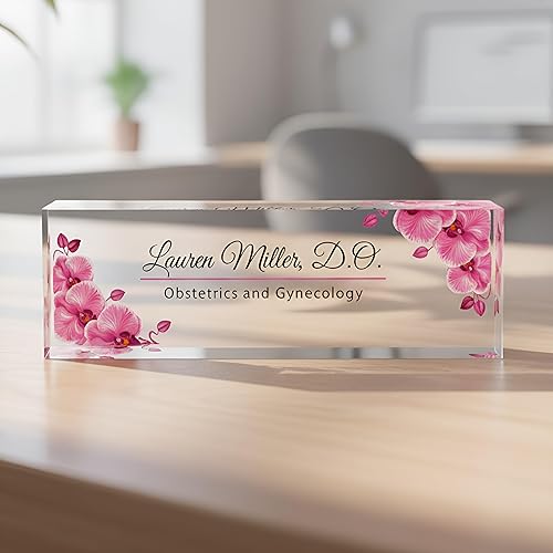 Miniatura 23 de ARTBLOX | Placas de nombre personalizadas para escritorio, decoración de oficina ideal para hombres y mujeres, placa de nombre de escritorio de