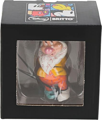 Miniatura 5 de Enesco Disney by Romero Britto Snow White and The Seven Dwarfs Bashful - Figura en miniatura, 4.7 pulgadas, multicolor