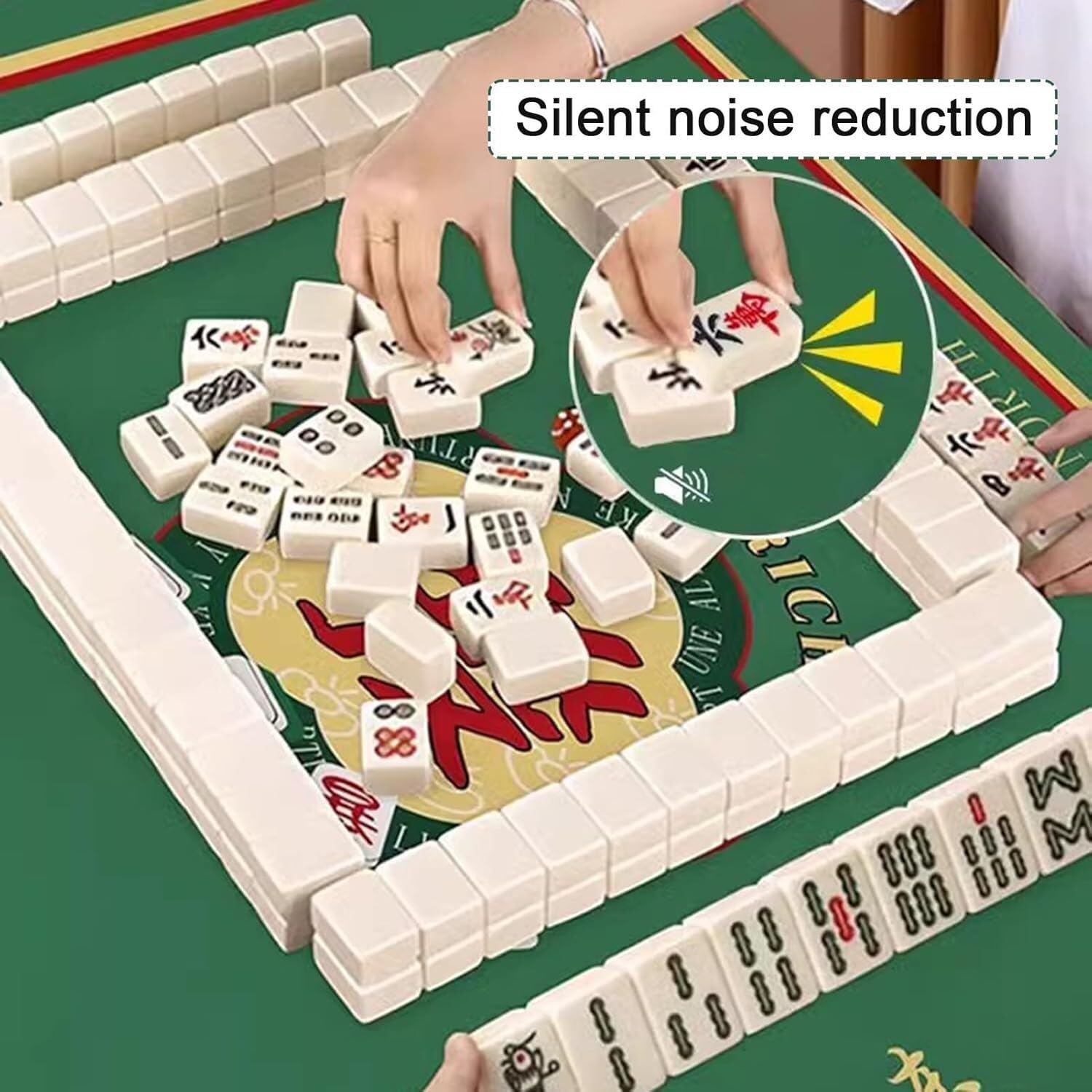 Copertura antiscivolo resistente all'usura per ridurre il rumore per la massima esperienza di gioco. Perfetto per serate in famiglia e sale giochi