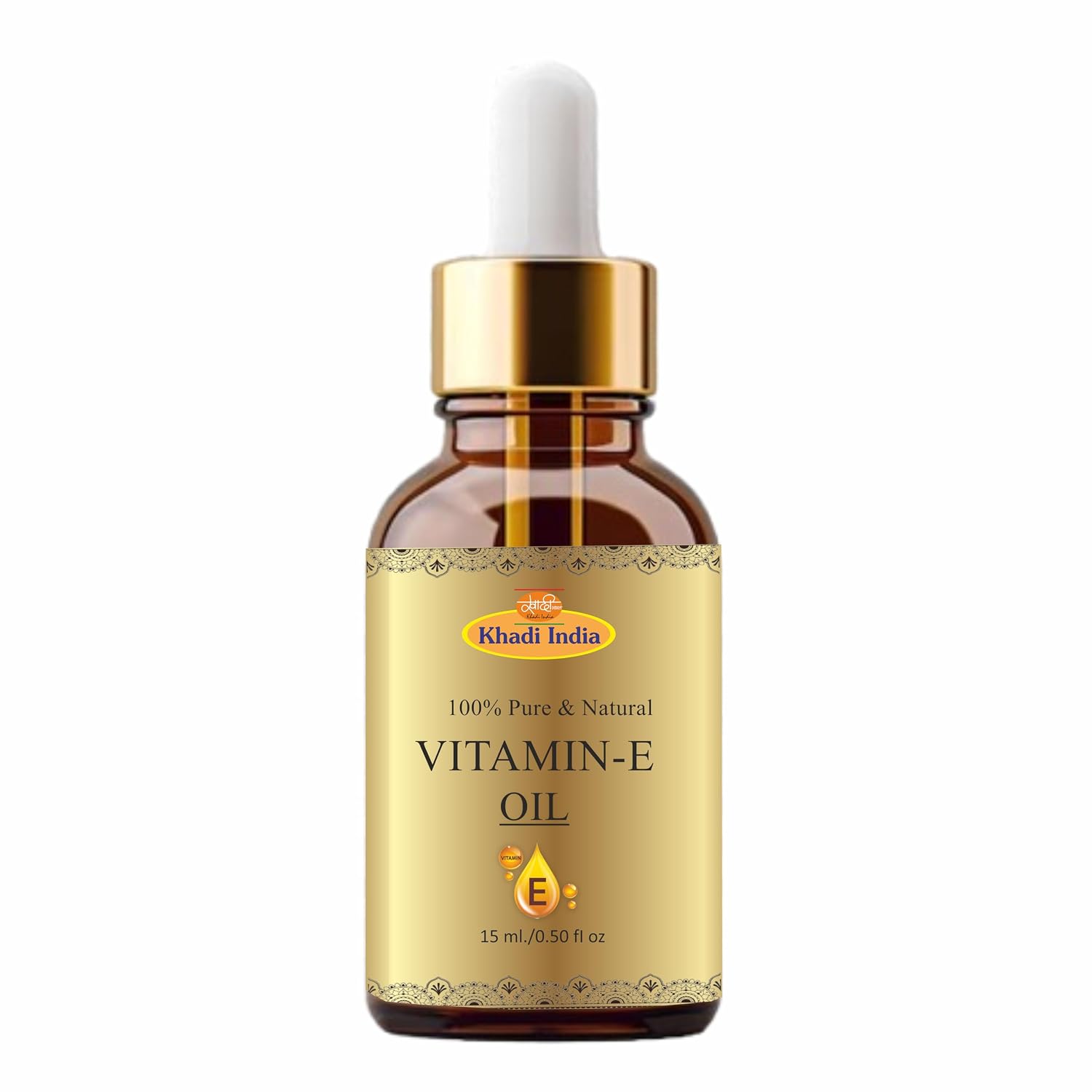 Khadi 100% Pure Natural Herbal Vitamin E Oil with Glass Dropper for Healthy Skin, Hair & Nails | Pure | Lightweight | All ... - Review, Price and Buying Guide