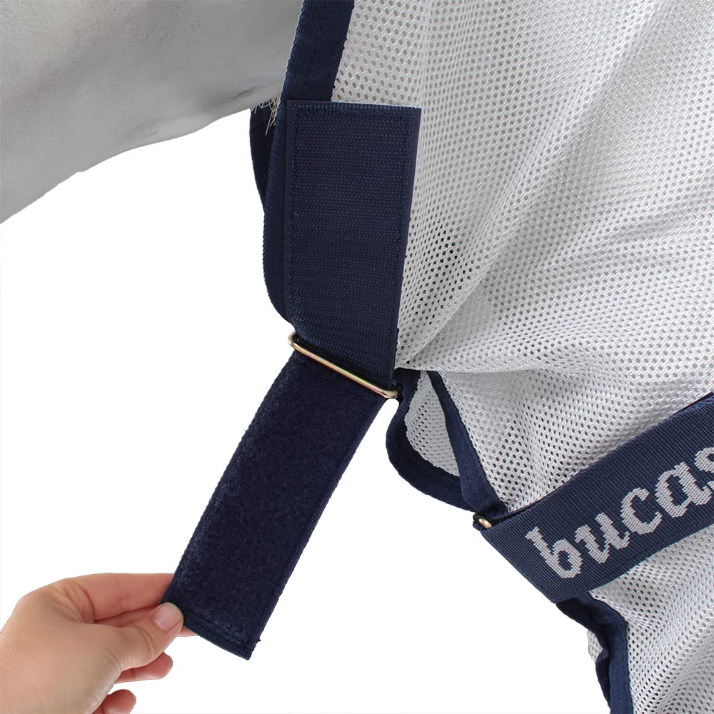 Bucas Buzz-Off X Full Neck Big Neck - Silver, Größe:155