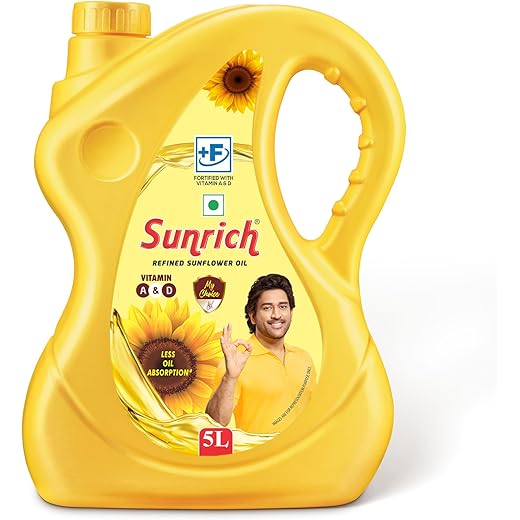 Sunrich Sunflower Oil Jar 455 Kg