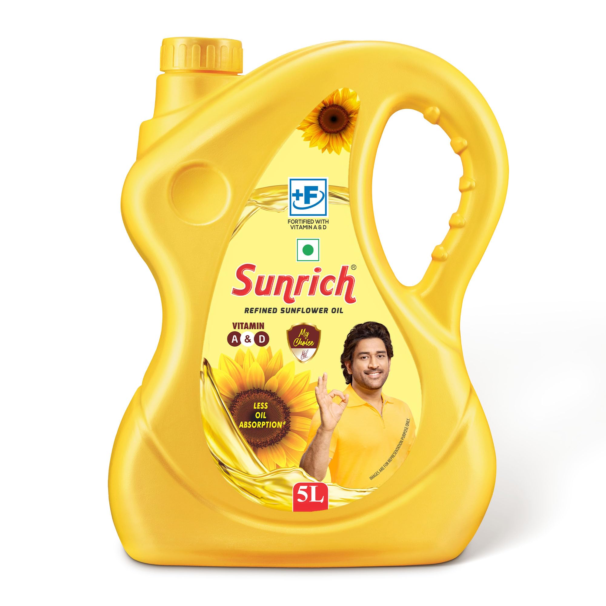 Sunrich Refined Sunflower Oil(Jar) 4 kg / 4.5 kg (Weight May Vary)