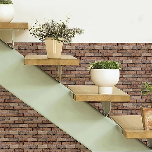 Miniatura 5 de Panel de pared decorativo 3D, paneles de pared de ladrillo sintético, espuma impermeable autoadhesiva, para decoración de pared interior, decoración