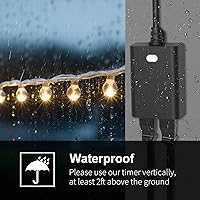 Vista 6 de New One 2 Pack Zwave Outdoor Smart Plug - 700 Series Zwave Plug with Dual Outlets - Z-Wave Smart Outlet Waterproof - Zwave Hub Required - Compatible