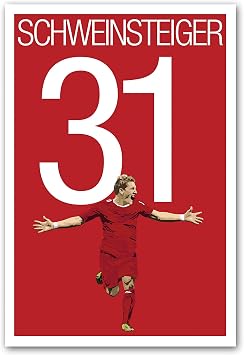 Graphics 17 Bastian Schweinsteiger Poster - Bayern Munchen Soccer Art