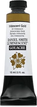 DANIEL SMITH Extra Fine Gouache - Iridescent Gold, 15 ml Tube