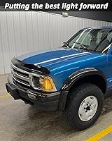 Vista 7 de Bestview Conjunto de luz de esquina delantera compatible con Chevy Blazer S10 1994-1997, diseño de arnés mejorado, lado del conductor