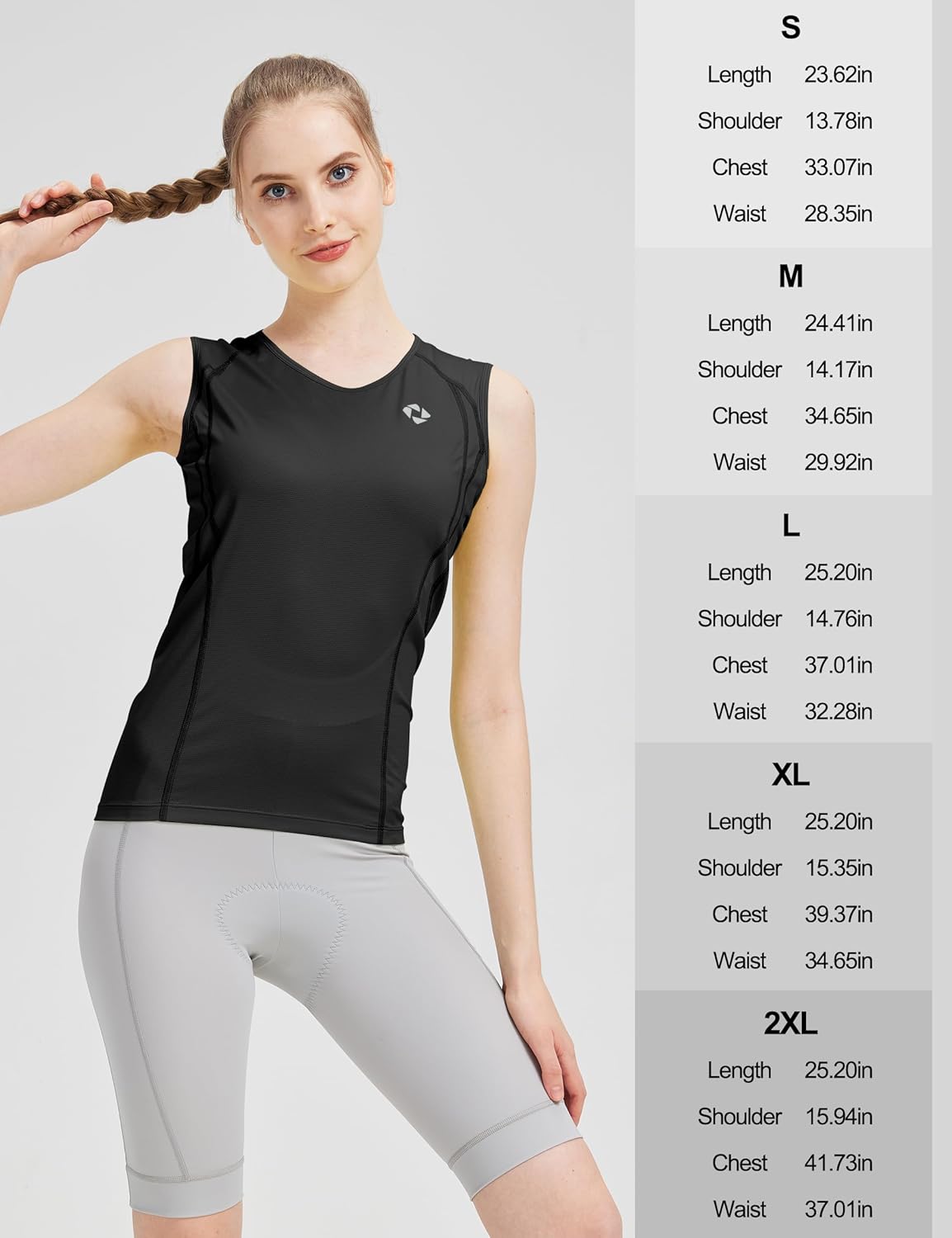 Sleeveless Cycling Jersey Women with Pocket Running Tank Tops Summer Biking Vests Breathable Bike Shirts for Sports