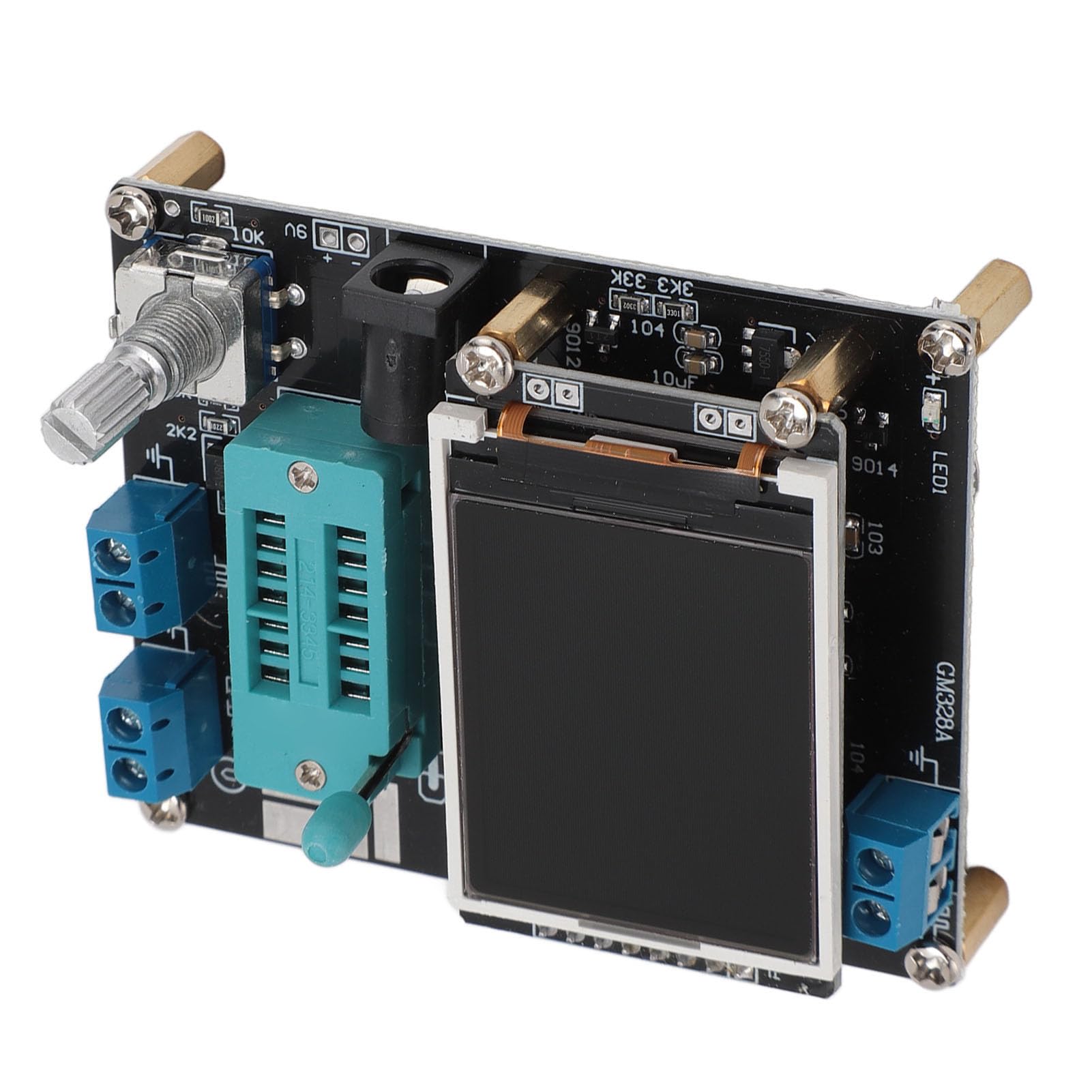 Acouto GM328 Transistor-Tester, Volt-Frequenzmessgerät, 160 X 128 Farbdisplay, 8 X 20 Zeichen, Diodeninduktivität, Kapazitätsmesser, 160 128 Farbe, 8 20 D, GM328 Transistortester, Frequenz