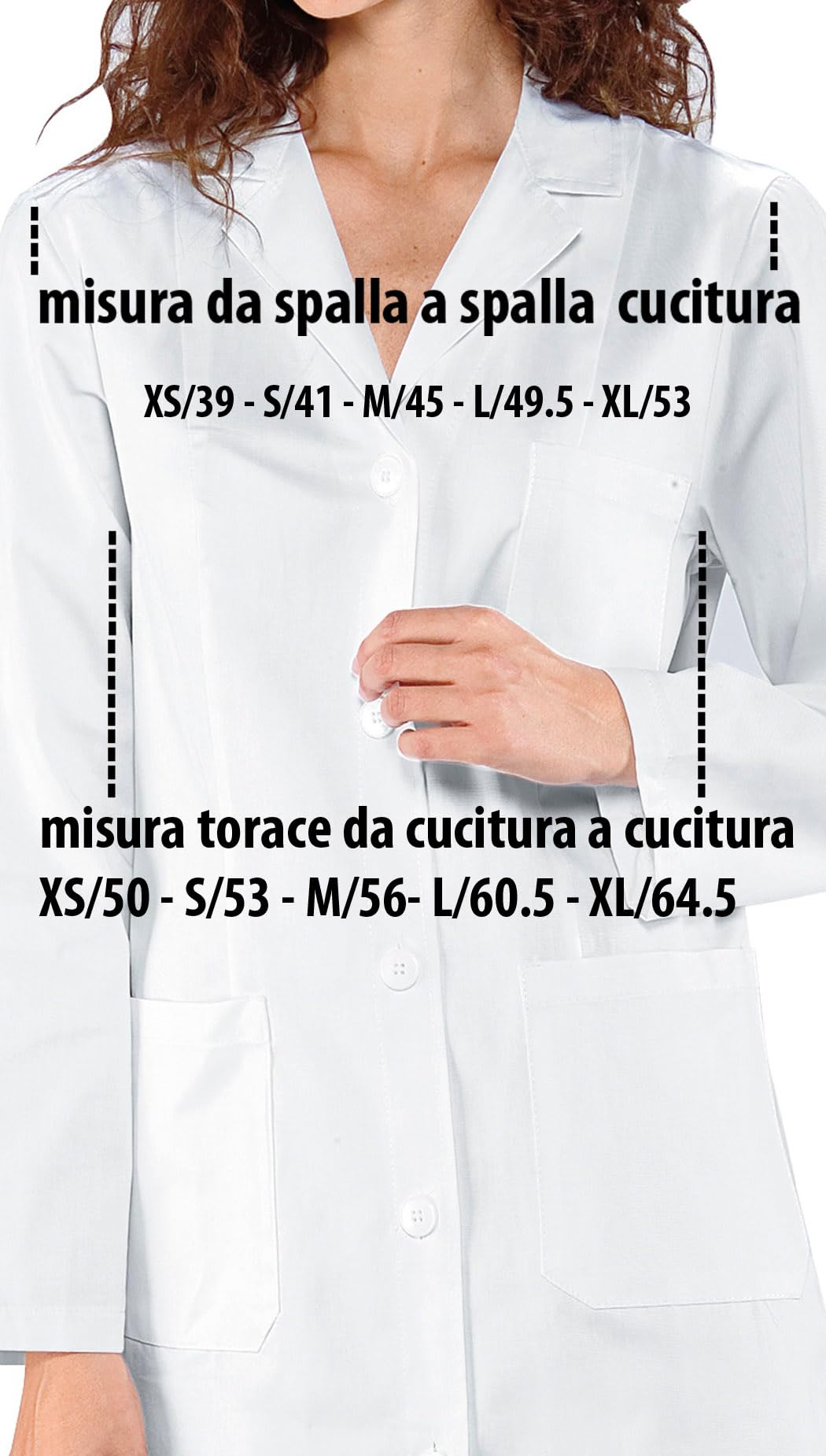 Hemden für Damen, reine Baumwolle, Labor, Apotheker, Tierarzt, Weiß