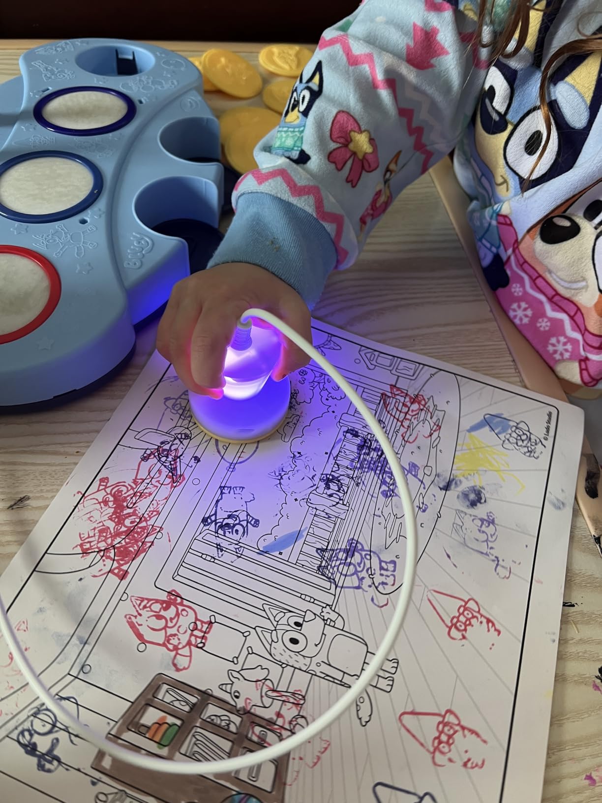 Crayola Bluey Color Wonder Magic Light Brush - Customer Review Image