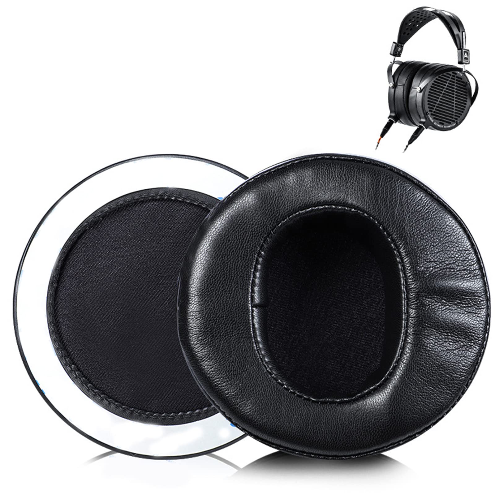Orejeras portátiles de repuesto forAUDEZE LCD4 suaves almohadillas para los oídos de espuma viscoelástica transpirable