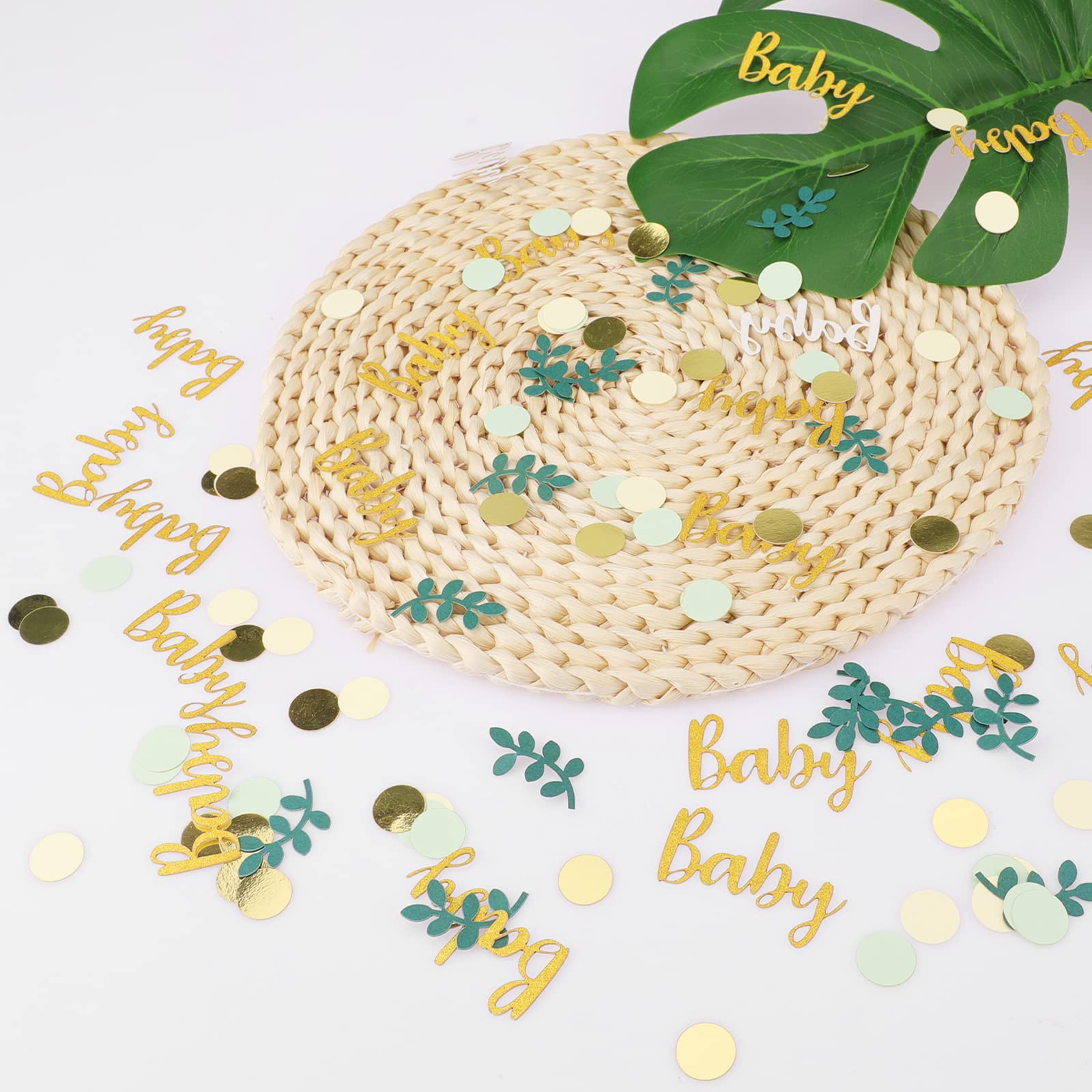 100 Stück Baby-Streudeko Aus Holz – Fußabdrücke, Sterne, Babyschuhe Für Babyparty Deko | Tischkonfetti Für Baby Shower, Gender Reveal