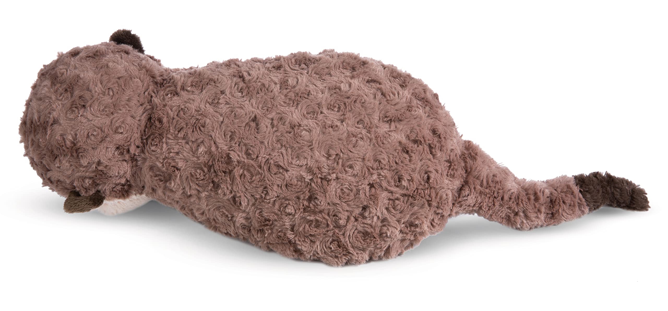 Cuscino lontra Oda & Odalina 40x20cm Grigia - Soffice Cuscino in Materiale sostenibile per Bambini, Bambine, Neonati e Amanti dei Peluche - Ideale a casa, all'asilo o in Viaggio