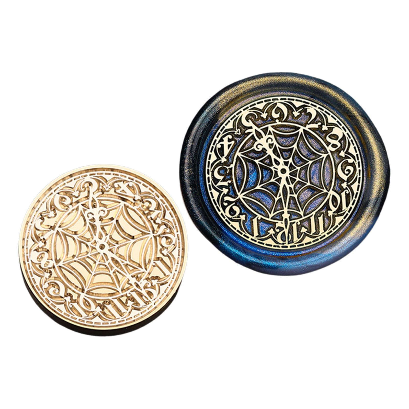 NEWFT Astronomical Series Waxed Seal Stamp Compasses Sealing Waxed Stamp for Invitation Envelopes Cards Letter Decoration Seal Astronomical Series Sealing