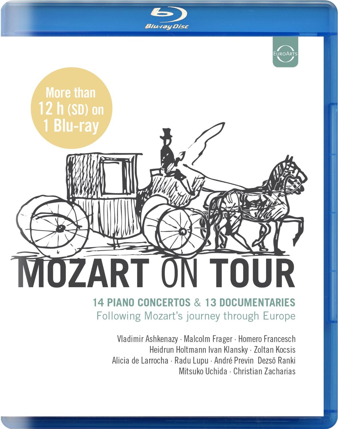 Amazon.co.jp: MOZART ON TOUR(旅路のモーツァルト) - 14のピアノ