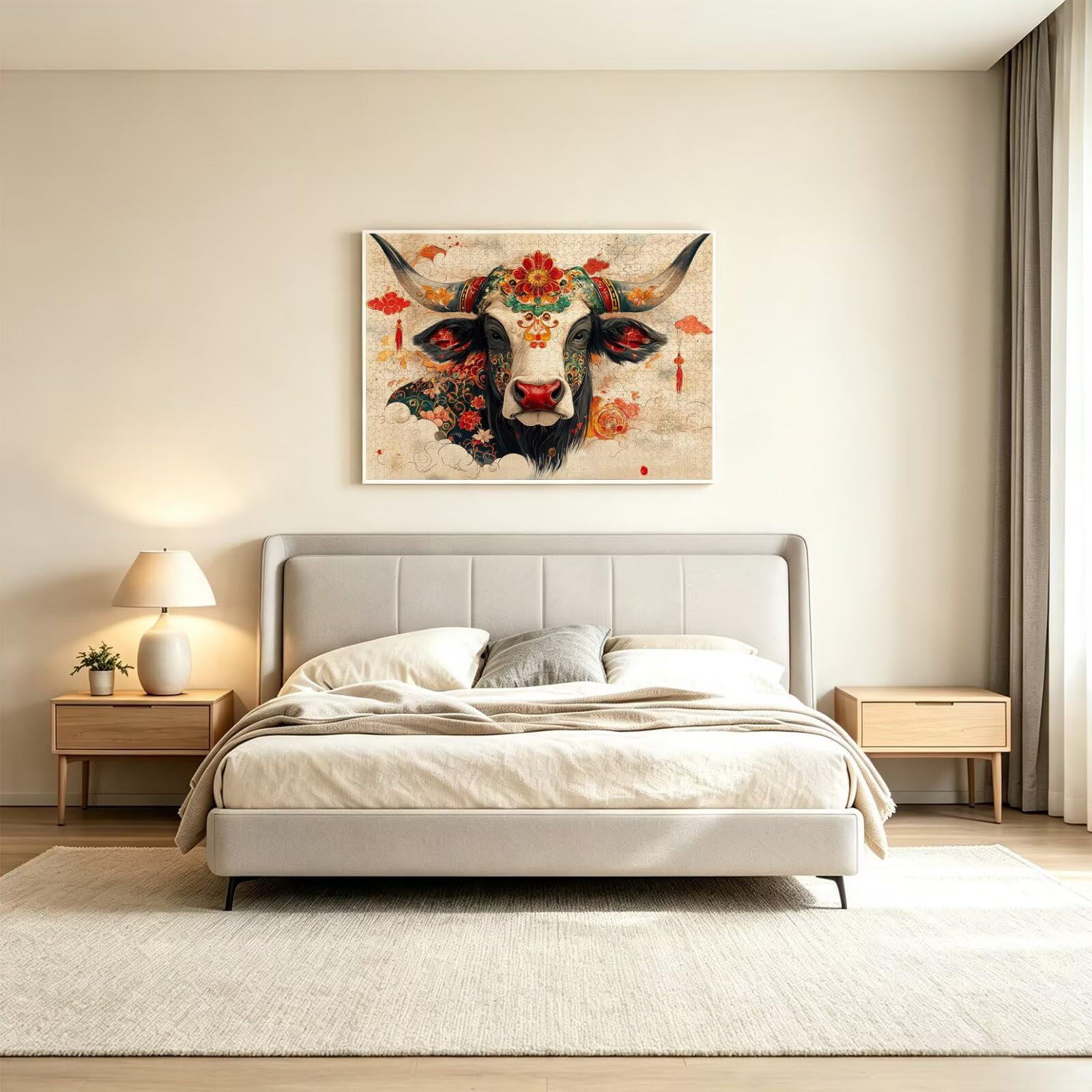 Puzzle 3000 Pezzi astratto Puzzle Legno Animali, n-40
