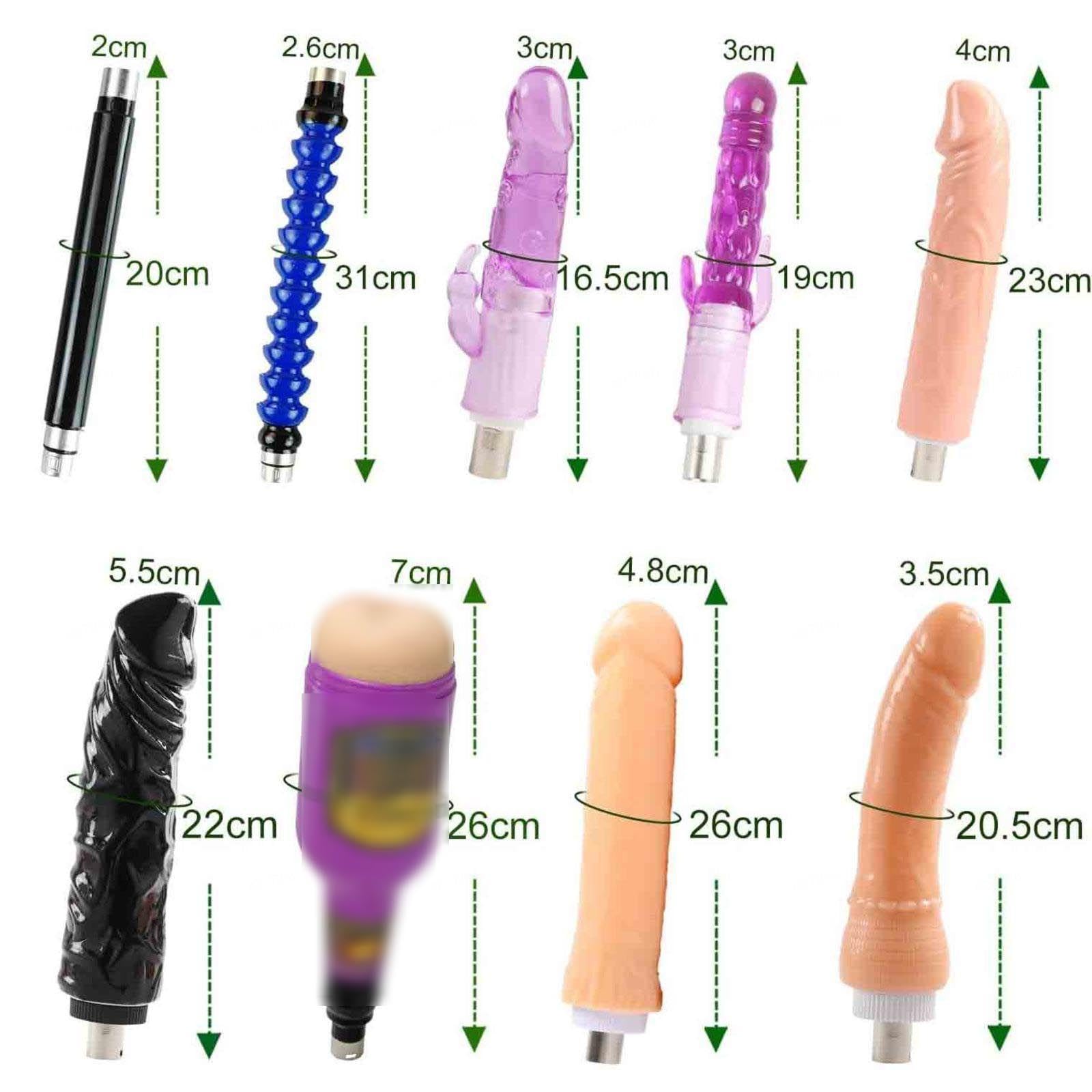 Accessori Macchina Del Piacere Sessuale Sex Machine Accessori,#4 | Adatto Tre Fori Fucking Machine Compatto e Leggero,#4