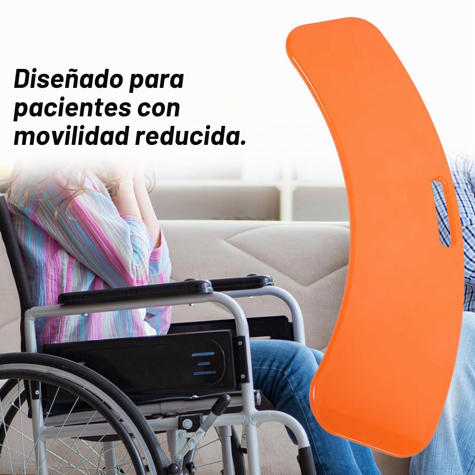 Tabla Transferencia, Tabla Transferencia Pacientes Deslizante Con Asas Ayuda Entrada Ayudas Para Discapacitados Capacidad Peso 150 Kg Tabla Transferencia Para Personas Mayores Cama Coche Silla Ruedas