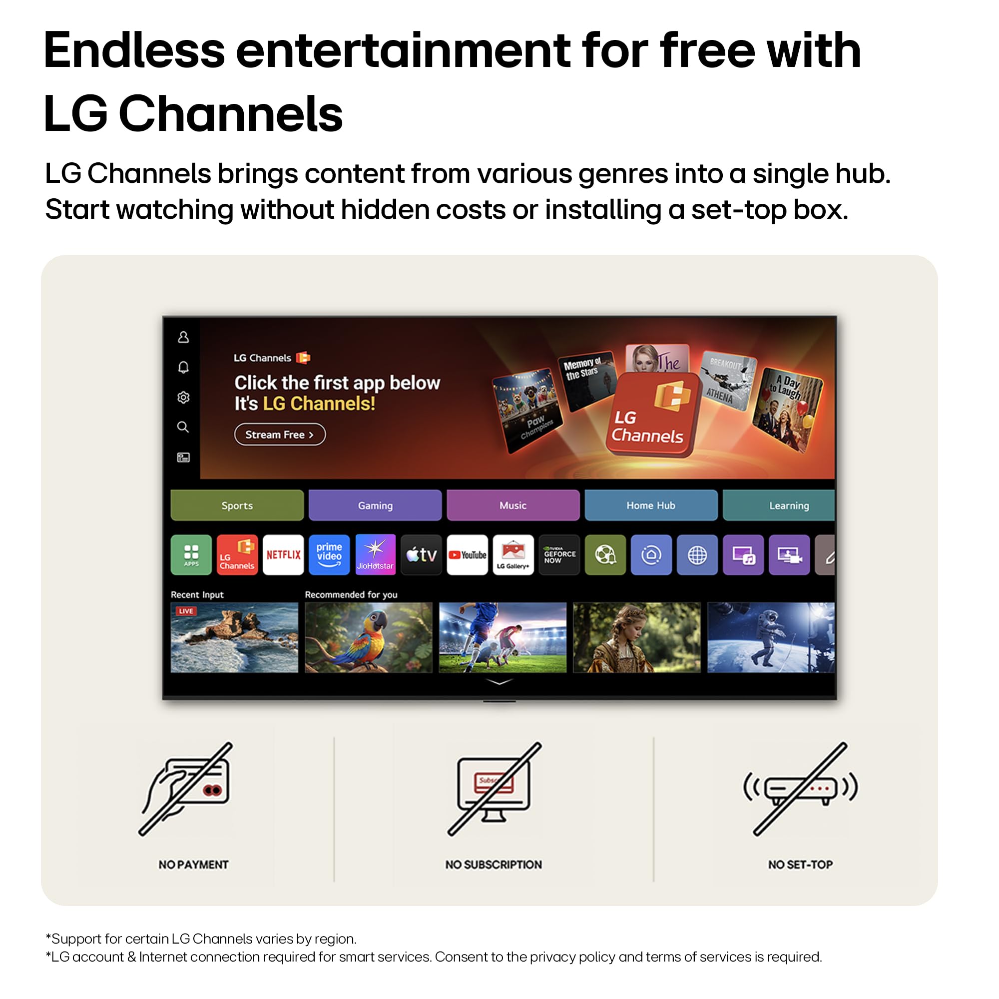 LG 108 cms (43 inches) NU87 AI Series Nano 4K Ultra HD (3840 x 2160) Smart webOS LED TV 43NU870BPLA 2026 — Amazon image 24