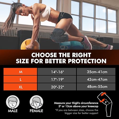 Miniatura 2 de Rodillera ajustable para mujeres y hombres, rodillera estabilizadora de rótula, soporte de rodilla con estabilizadores laterales para aliviar el