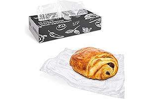 APQ 1000-Count Clear Deli & Bakery Wrap Plastic Sheets (10X10.75 Inches)