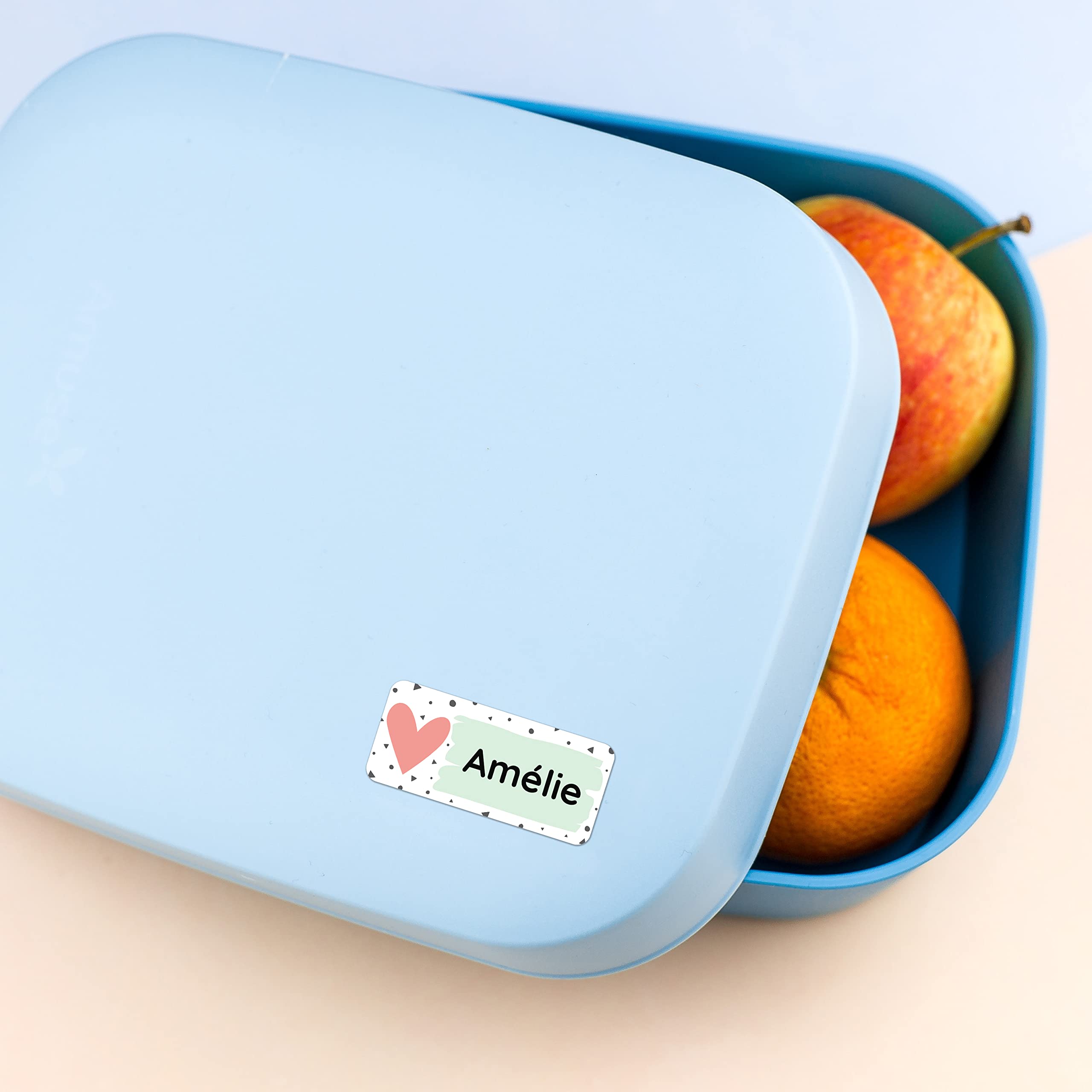 Étiquettes Autocollantes Personnalisables Melu Kids - Résistantes Lavage, Sans Repassage, 50 Pièces