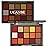 UCANBE Orange Eyeshadow Makeup Palette, 15 Colors Vibrant Shimmer Matte Glitter Eye Shadow Pallet, High Pigmented Warm Yellow Sunset Red Coral for Fall Cosplay Halloween Costume Parties Pumpkin Makeup