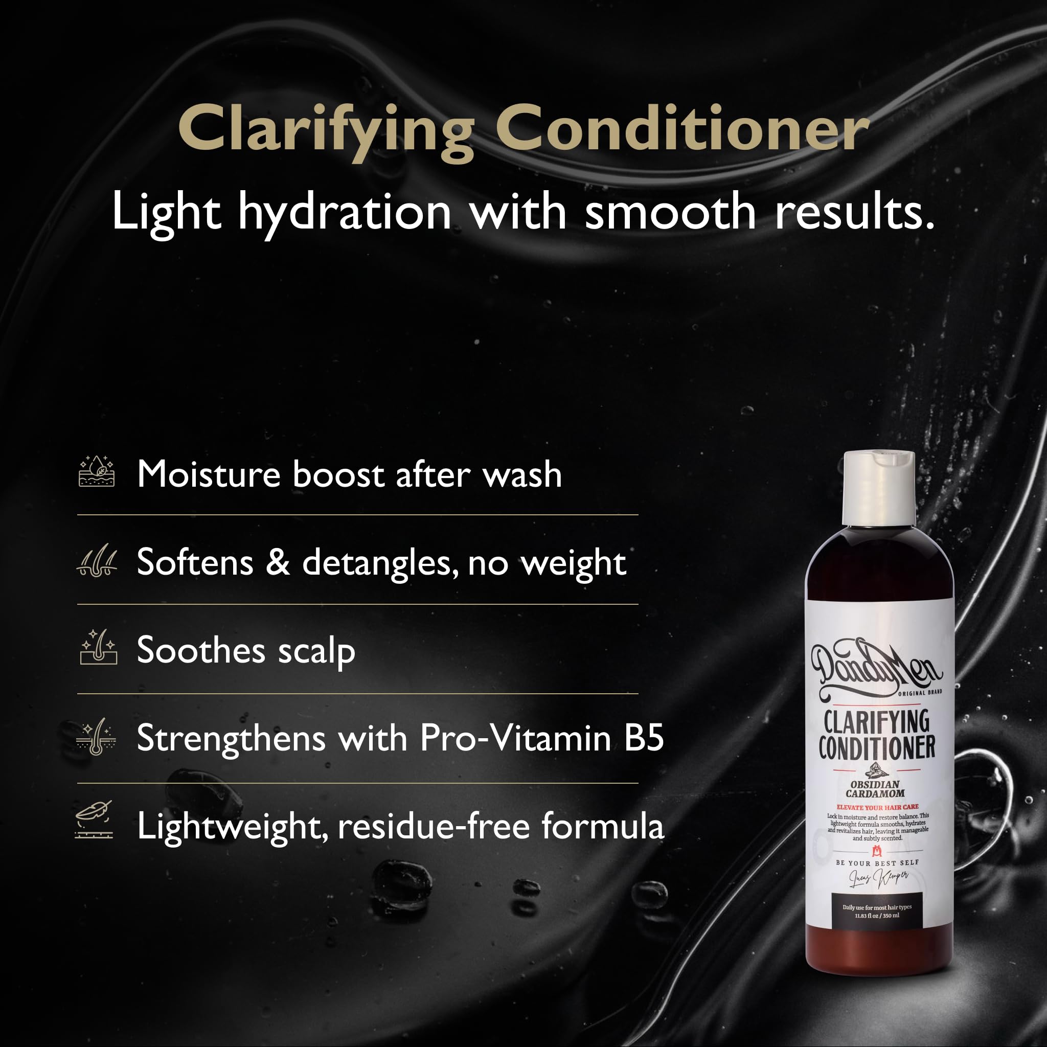 Balsamo schiarente all'albero del tè, formula idratante e lenitiva con aloe vera e provitamina B5, 350 ml (cardamomo ossidiana)