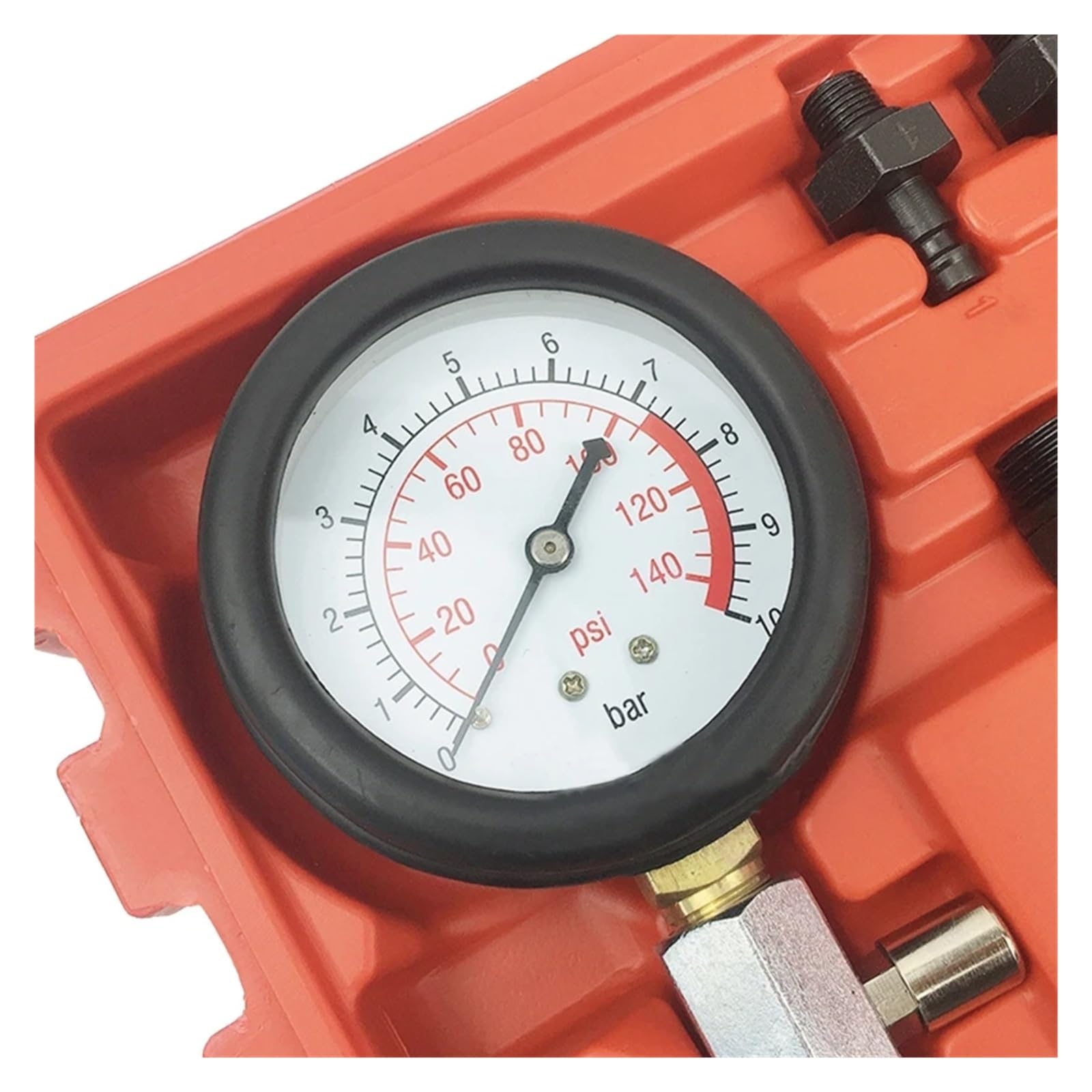 Manometro Pressione Acqua, Indicatore di Prova di Compressione del manometro 'Olio for Auto for Strumenti Automatici Fai-da-Te per Aria Acqua Olio Gas