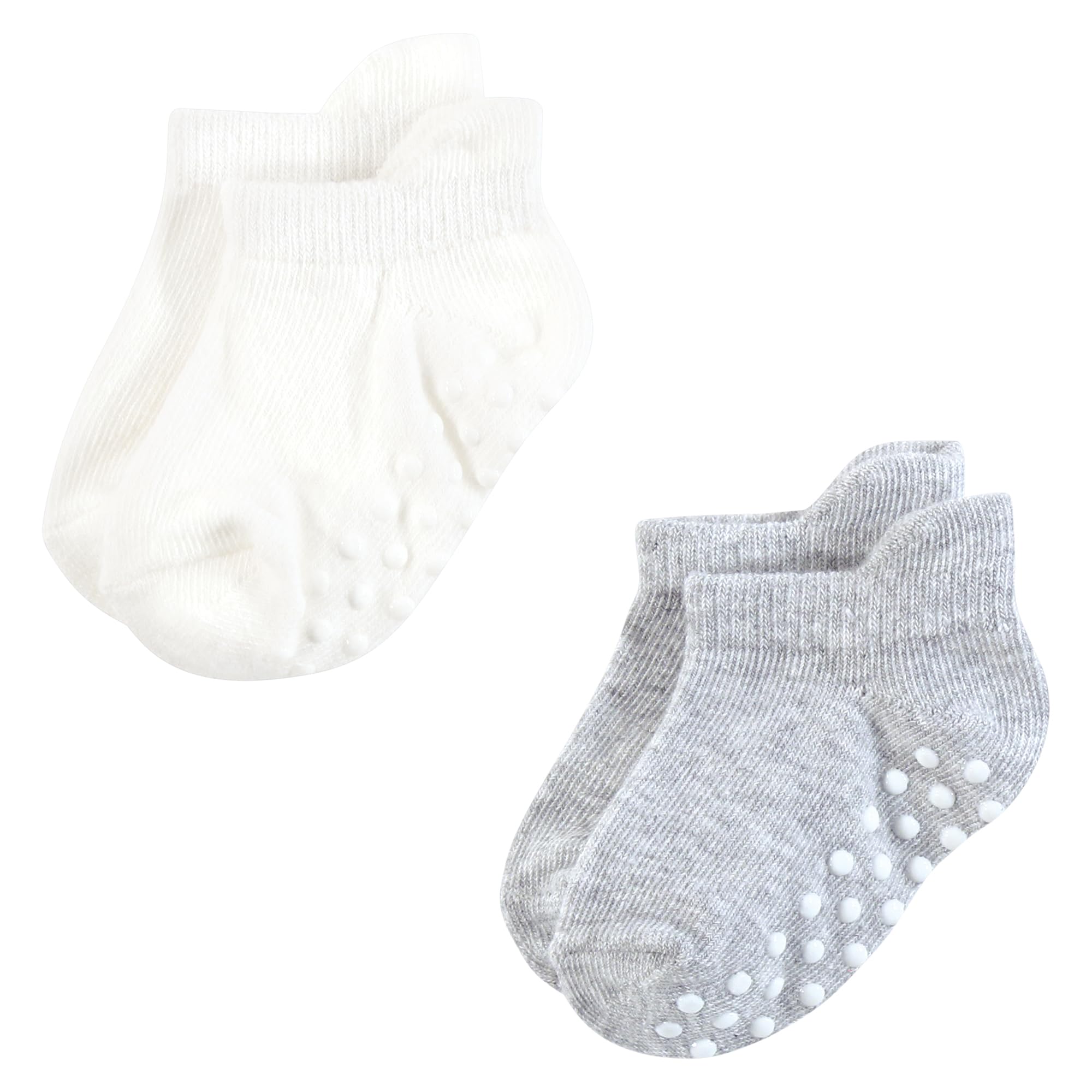 Touched by Nature Baby-Mädchen Unisex Organic Cotton with Non-Skid Gripper for Fall Resistance Lässige Socken