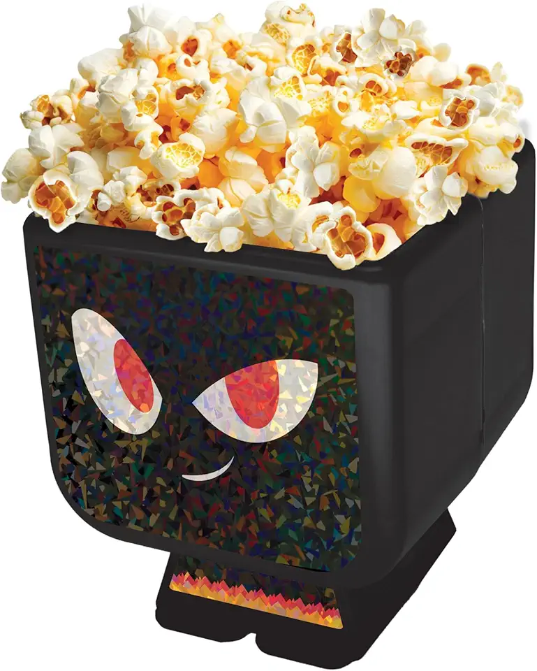 Balde para Pipoca 1,5L Oficial Licenciado Athos Geek Streamer Youtuber Porta Pipoca Pipoqueira Cinema Colecionável Gamer Pote para Lanche Snack Petisco Biscoito (Athos Preto)