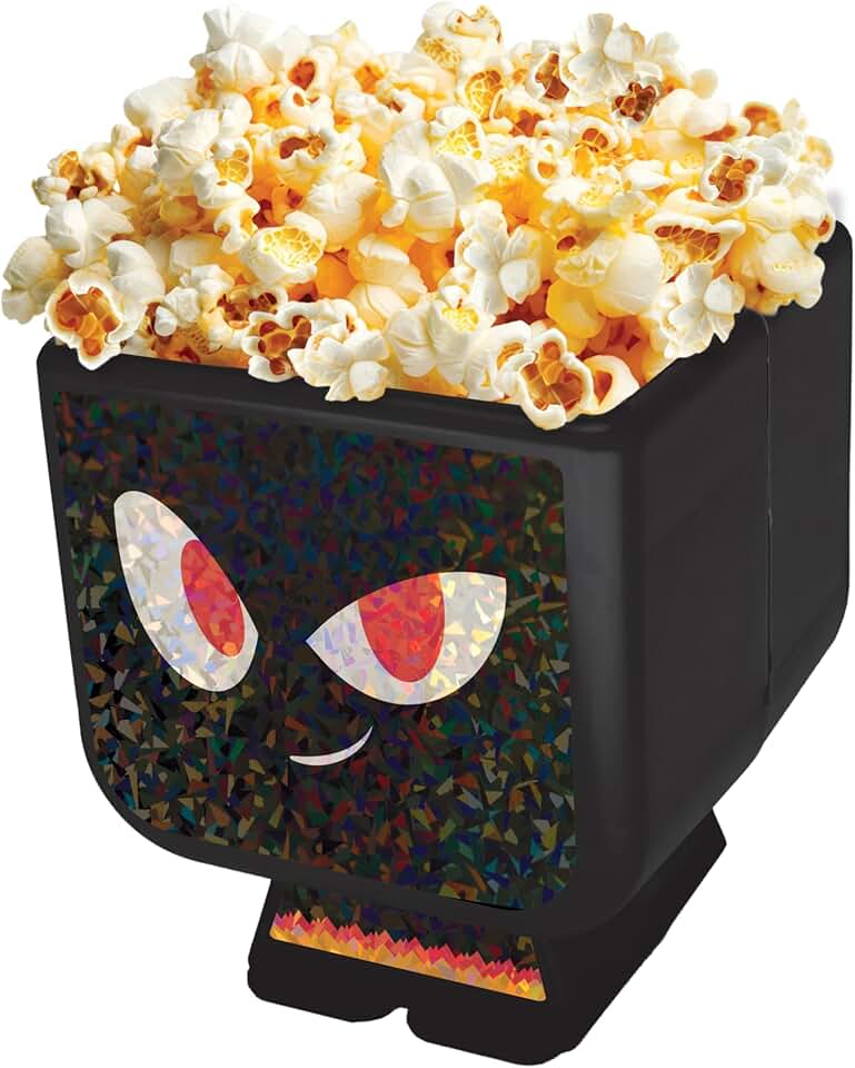 Balde para Pipoca 1,5L Oficial Licenciado Athos Geek Streamer Youtuber Porta Pipoca Pipoqueira Cinema Colecionável Gamer Pote para Lanche Snack Petisco Biscoito (Athos Preto)