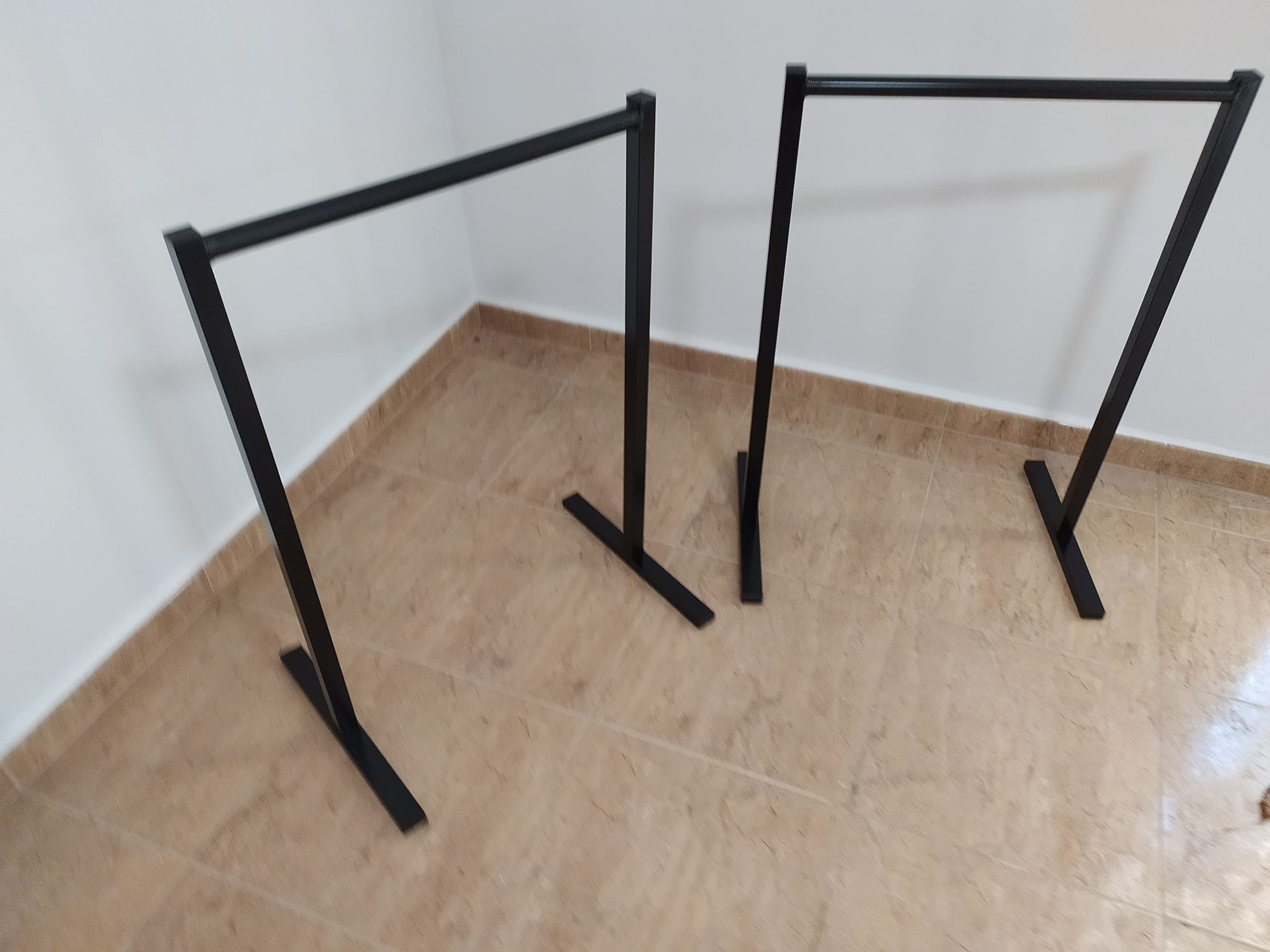 Barras Paralelas Fitness para Calistenia - Desconocido - Hierro - Negro - Unisex - Atletas y Enthusiastas del Fitness que entrenan en casa o al aire libre