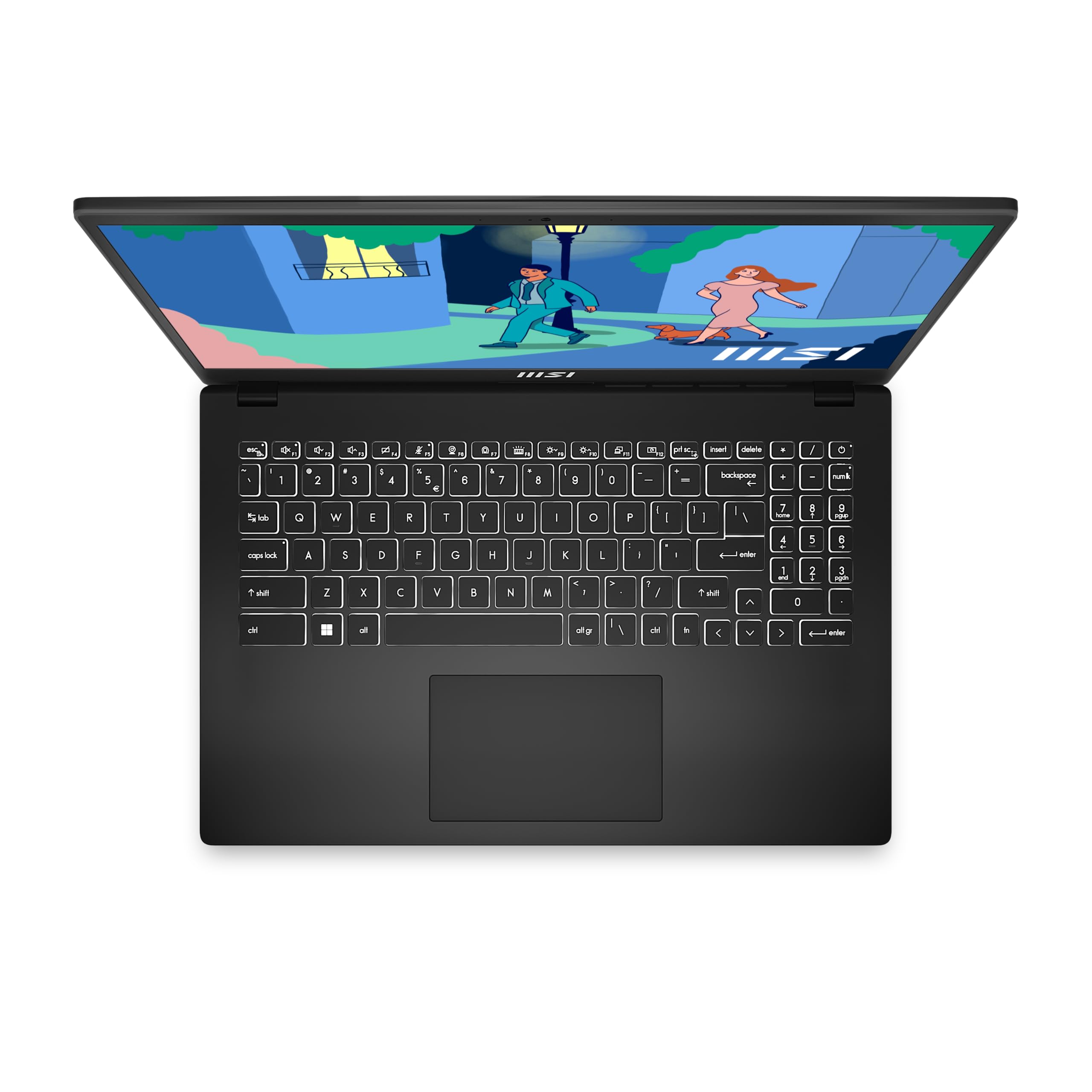 MSI Modern 14 C7M-423XES Ordenador Portátil 14" FHD, Ryzen 7 7730U, AMD Radeon Graphics, 16GB RAM, 1TB SSD, Sin Sistema operativo, Classic Black, Teclado QWERTY Español — view 22